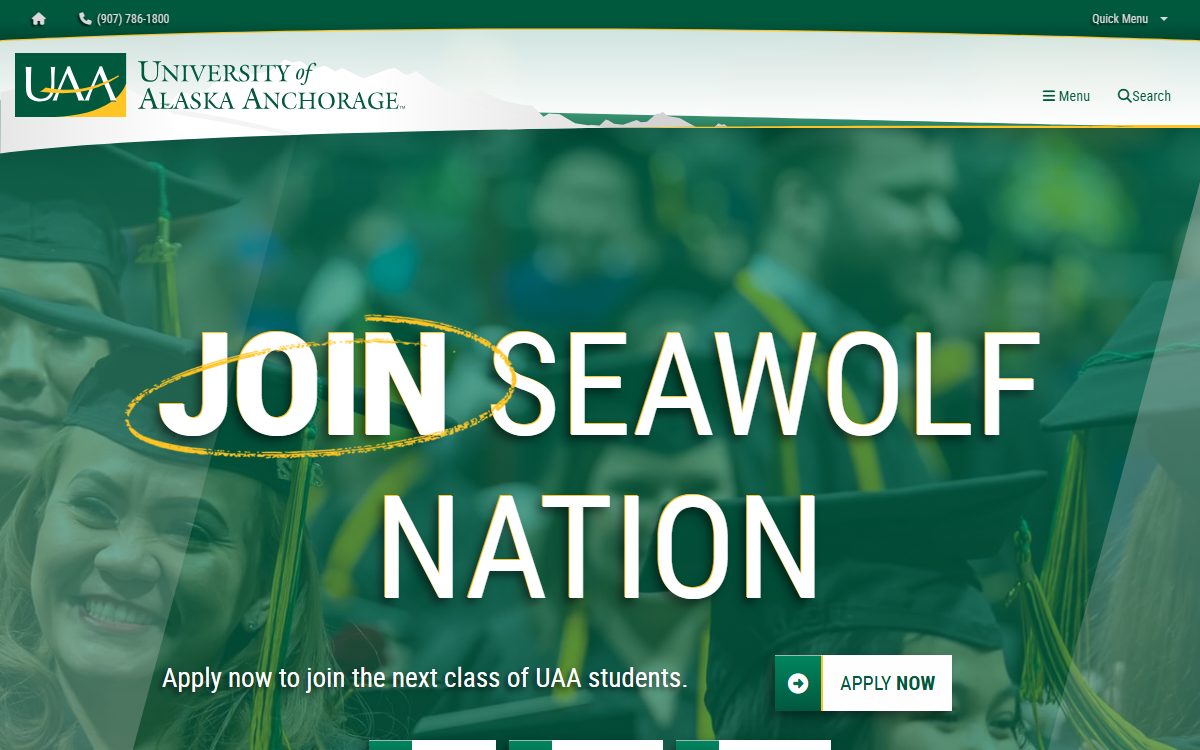 University of Alaska Anchorage campus in Anchorage, AK