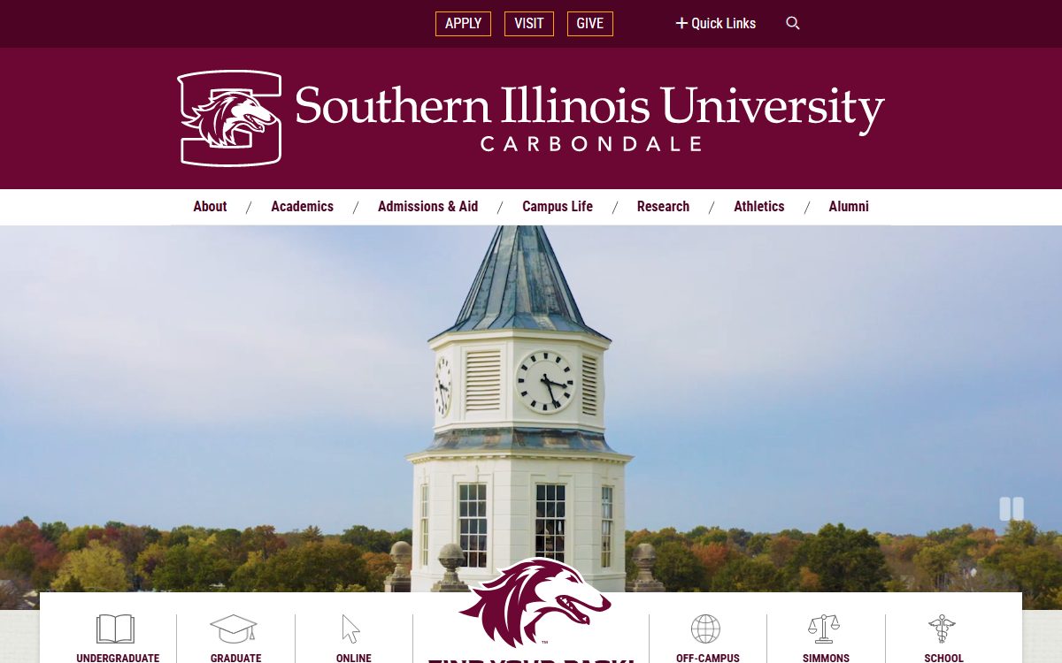 Southern Illinois Univ Avn Tech campus in Murphysboro, IL