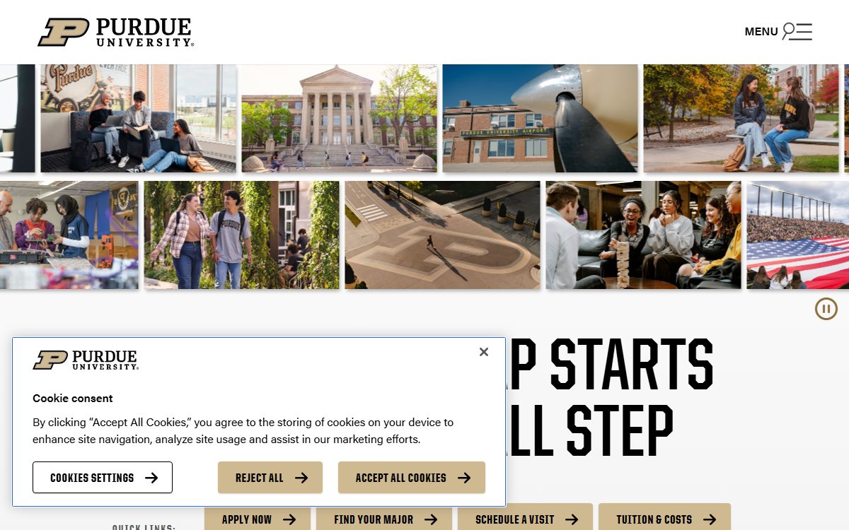 Purdue University School of Aviation and Transport campus in West Lafayette, IN