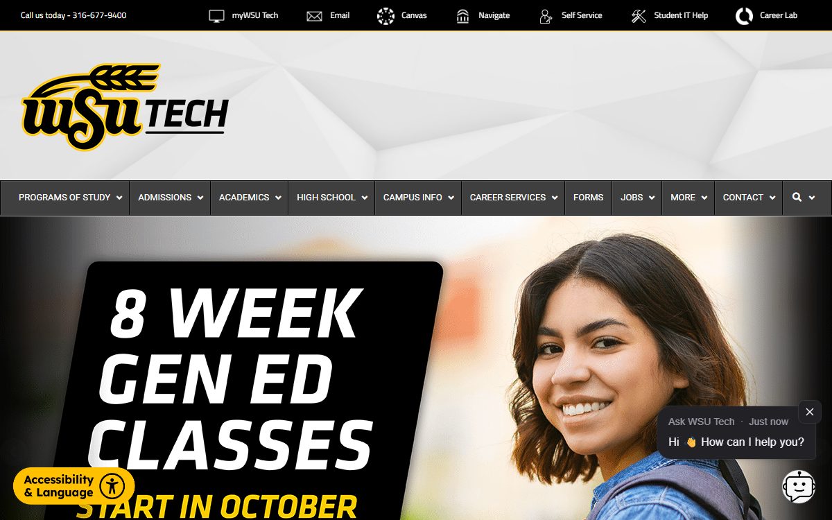 WSU-Campus of Applied Sciences and Technology campus in Wichita, KS