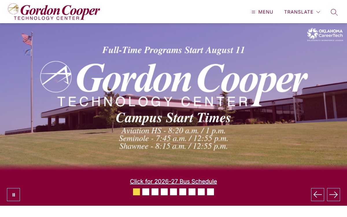 Gordon Cooper Technology Center campus in Shawnee, OK
