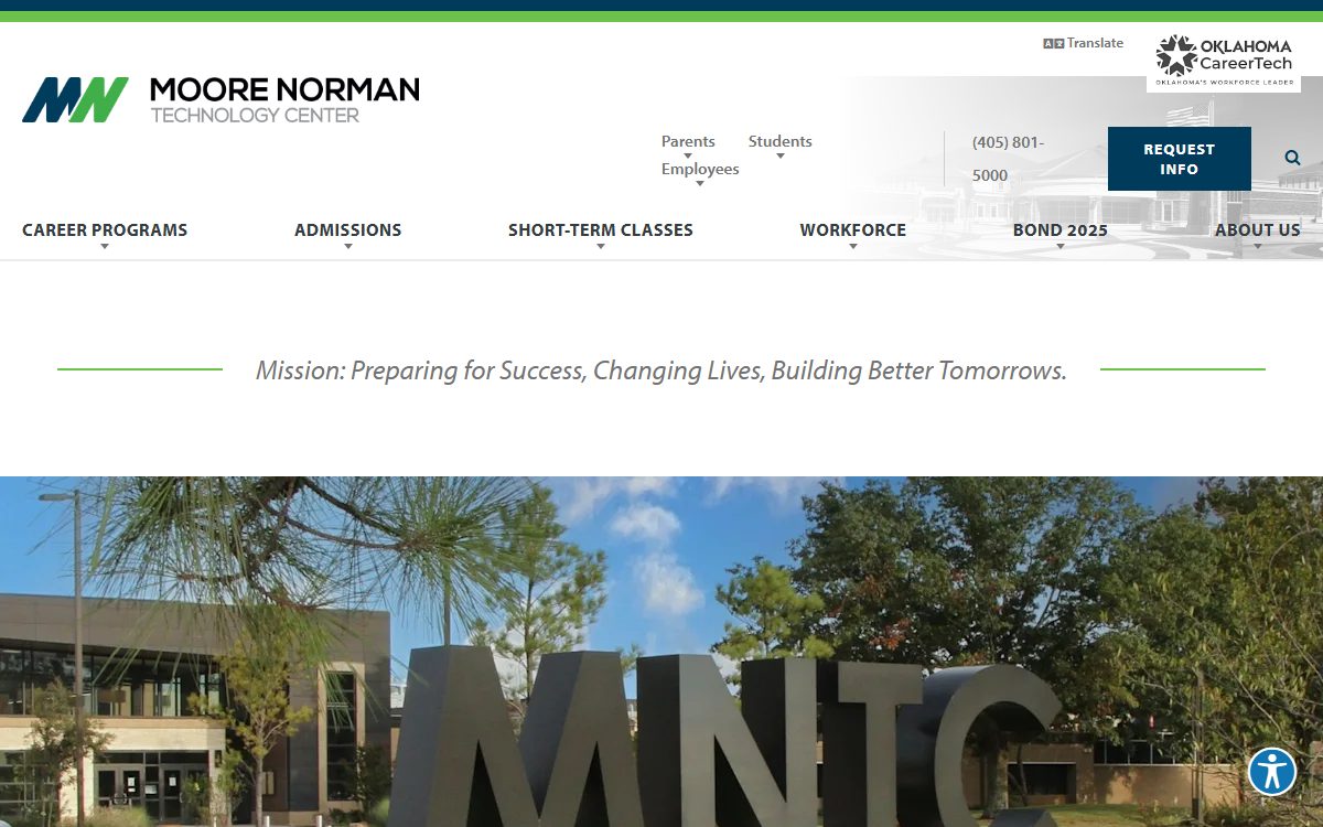 Moore Norman Technology Center campus in Norman, OK