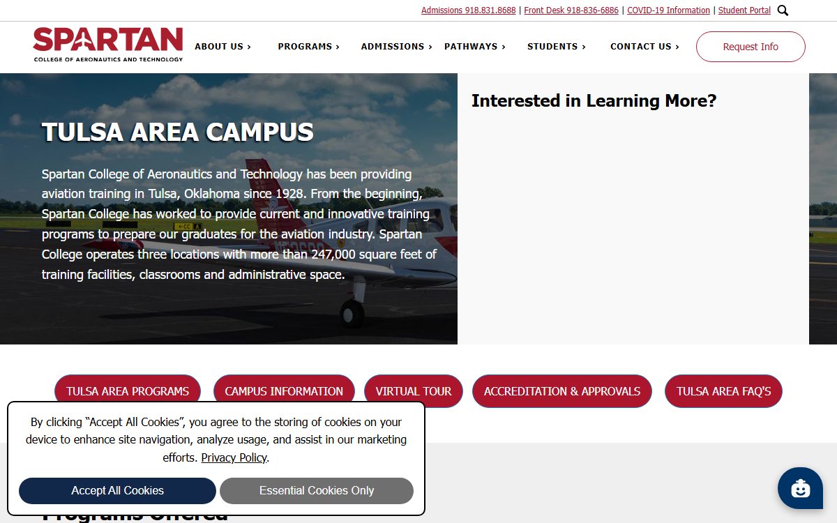 Spartan Education LLC campus in Tulsa, OK