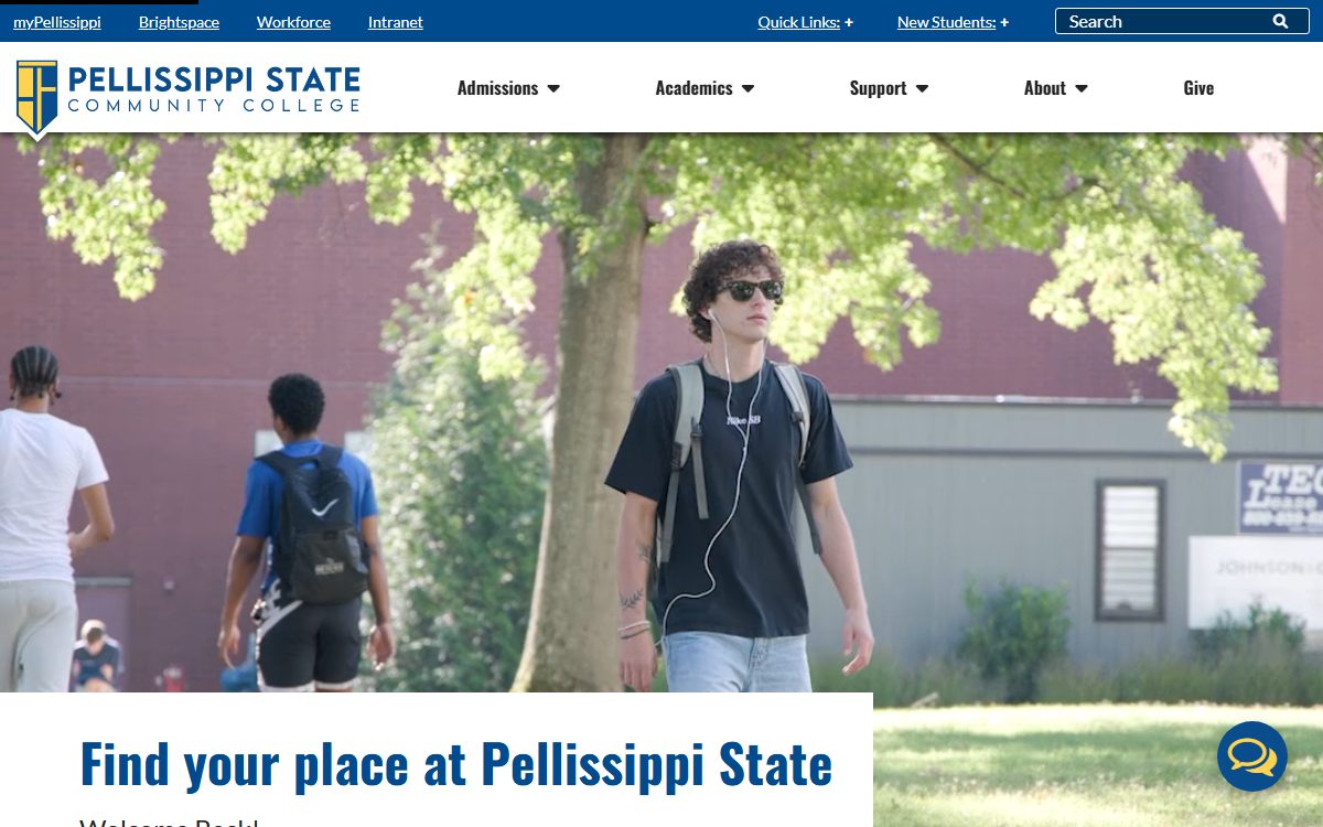 Pellissippi State Community College campus in Maryville, TN