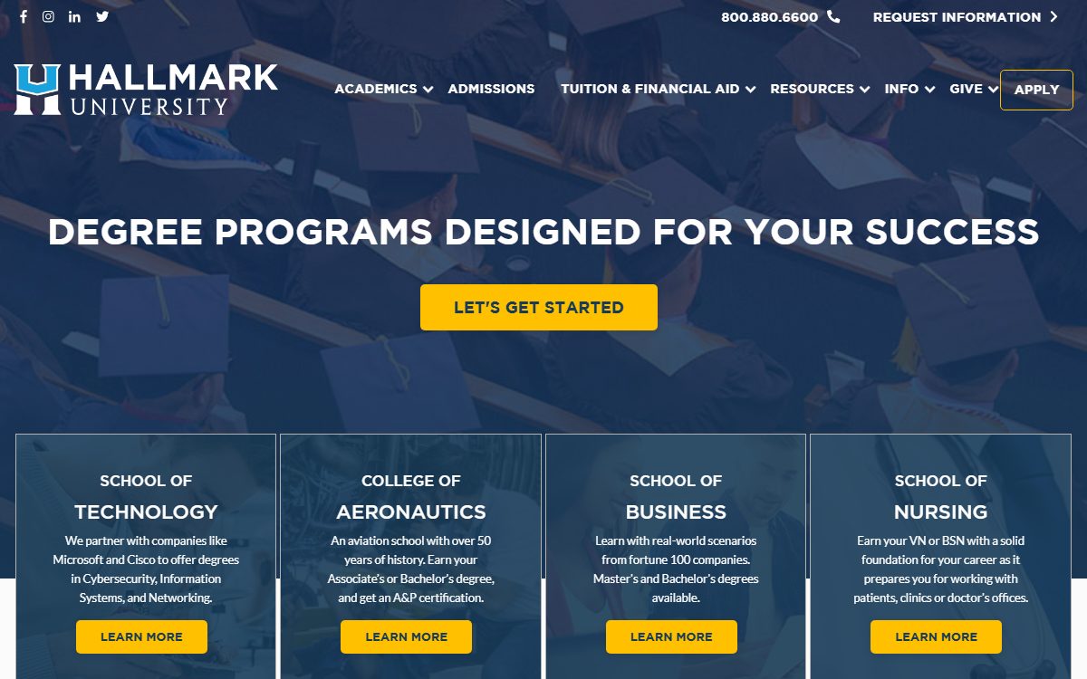 Hallmark University, Inc. DBA-Hallmark College of campus in San Antonio, TX