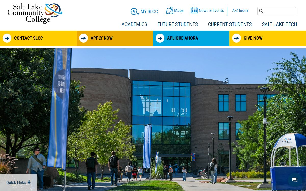 Salt Lake Community College campus in Salt Lake City, UT