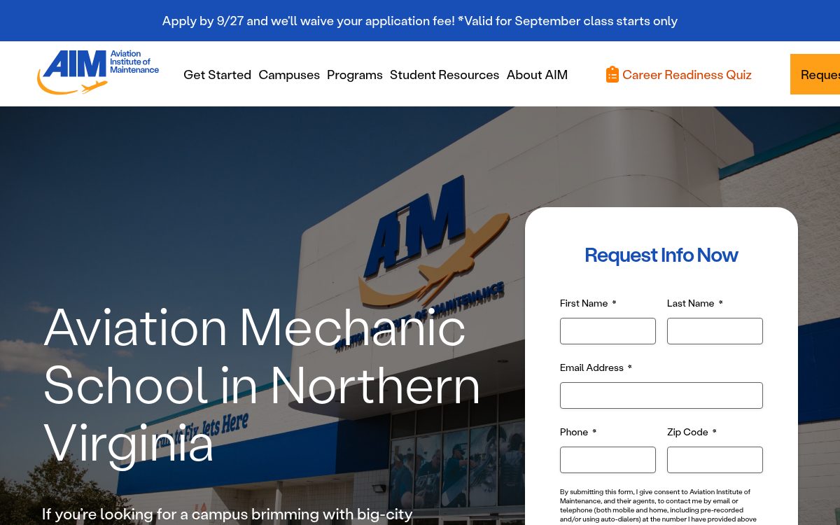 Technical Education Services Inc campus in Manassas, VA