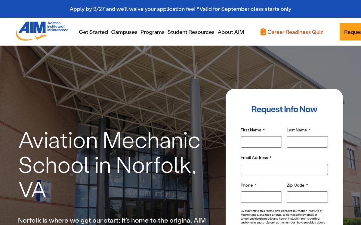 Training Services, Inc. campus in Norfolk, VA