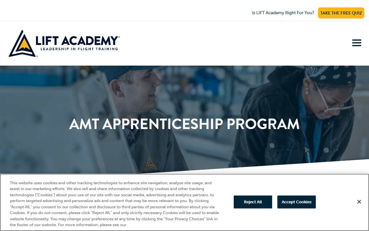 LIFT Academy AMT Apprenticeship (Republic Airways) apprenticeship program in Indianapolis, IN