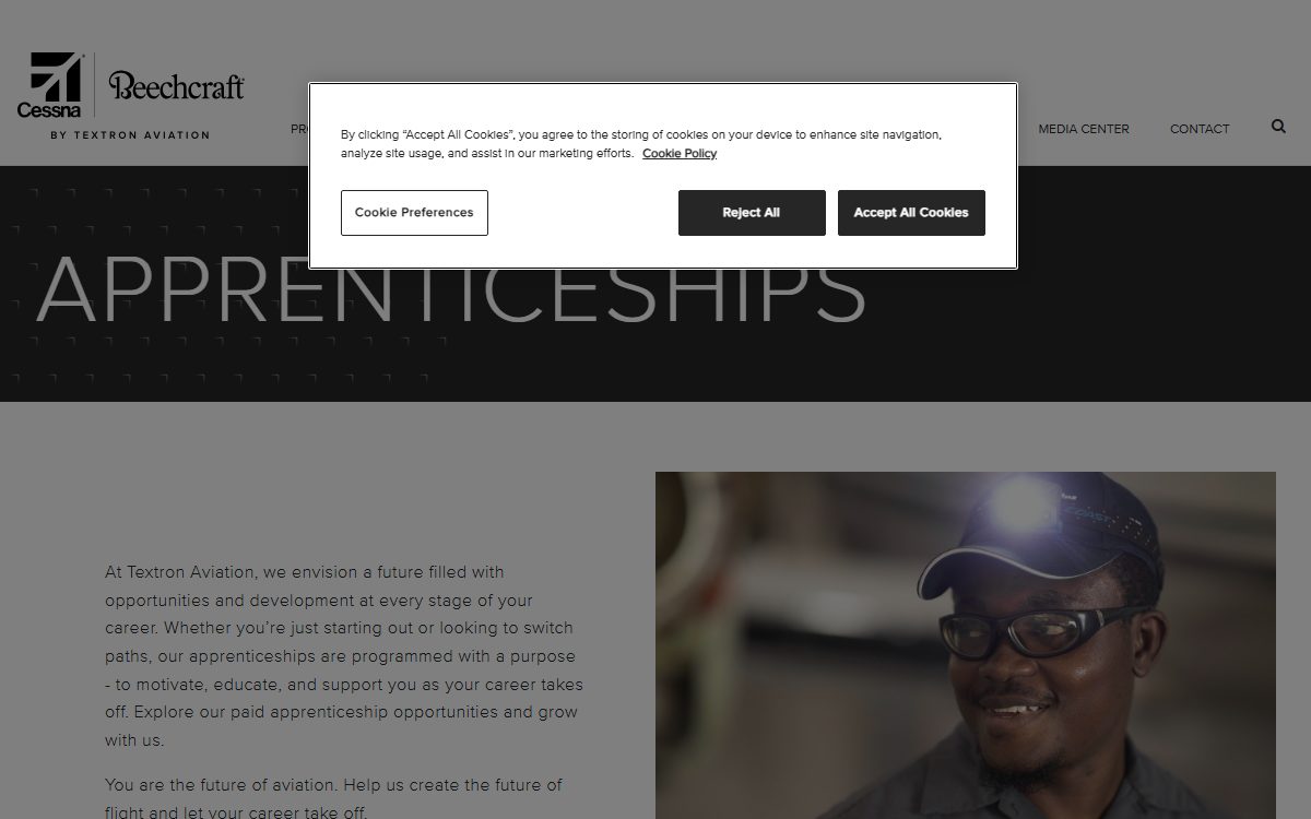 Textron Aviation Maintenance Apprenticeship apprenticeship program in Wichita, KS
