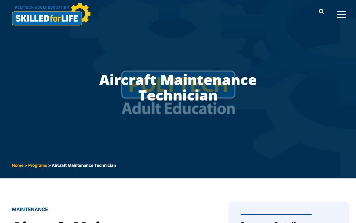 Polytech Adult Education PSAM Apprenticeship apprenticeship program in Woodside, DE