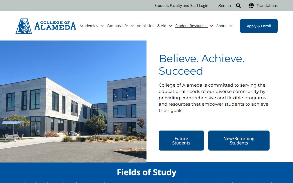 College of Alameda campus in Alameda, CA