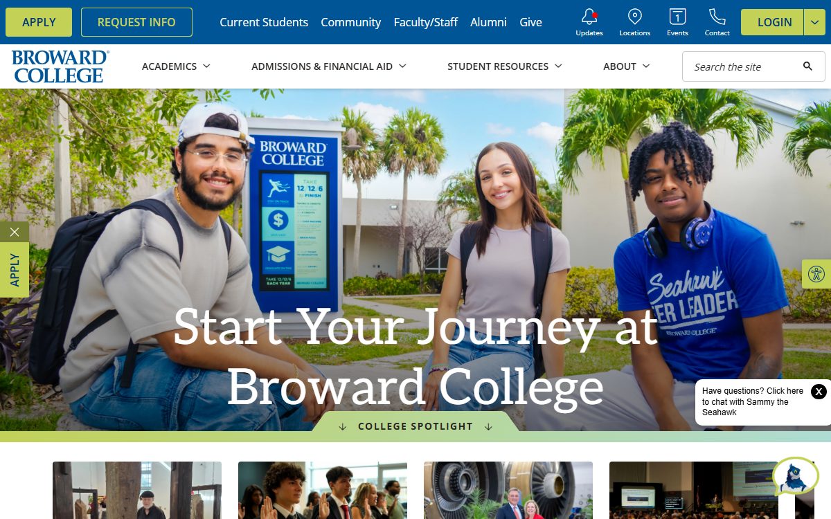 Broward College campus in Pembroke Pines, FL