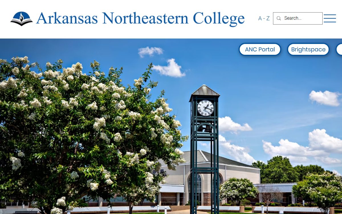 Arkansas Northeastern College campus in Blytheville, AR